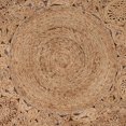 thumbnail image 4 of Woven Paths Cora 7'6" Round Solid Braided Jute Indoor Area Rug, 4 of 9