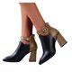thumbnail image 4 of NECHOLOGY Botas Mujer Adulto Femenino Zapatos Botines mujer Zapatos de , botas Retro transpirables, tacones altos, botas de mujer gruesas para mujer (Brown, 8.5), 4 of 7