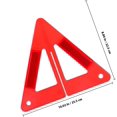 thumbnail image 2 of Generic Emergency Folding Reflective Triangle Roadside Safety Triangle Refl, 2 of 6