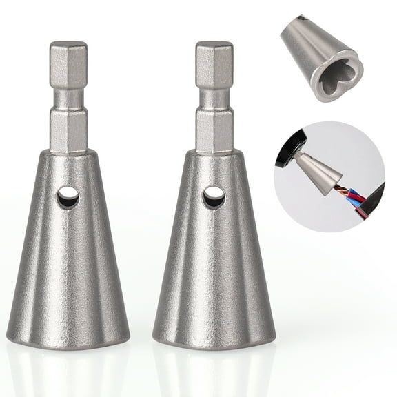 Wire Twister Tool for Drill, Wire Stripping Twister 2-6 Way Wire Connector, Wire Nut Twister for Electrical Power Drill