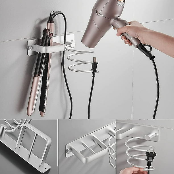 Soporte Secador Secadora De Cabello Para BaÃ±o Soporte Para