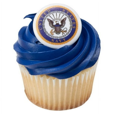 Cupcake Rings - United States Navy (12 pcs)