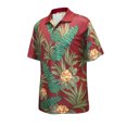 thumbnail image 1 of Monterey Club Men's Hawaiian Pines Print Golf Polo Shirt #1599, 1 of 2