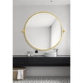 thumbnail image 3 of Elegant Decor Round pivot mirror 30 inch in gold, 3 of 9