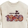 thumbnail image 3 of Woodstock - 1969 Pattern - Toddler & Youth Crewneck Fleece Sweatshirt, 3 of 5