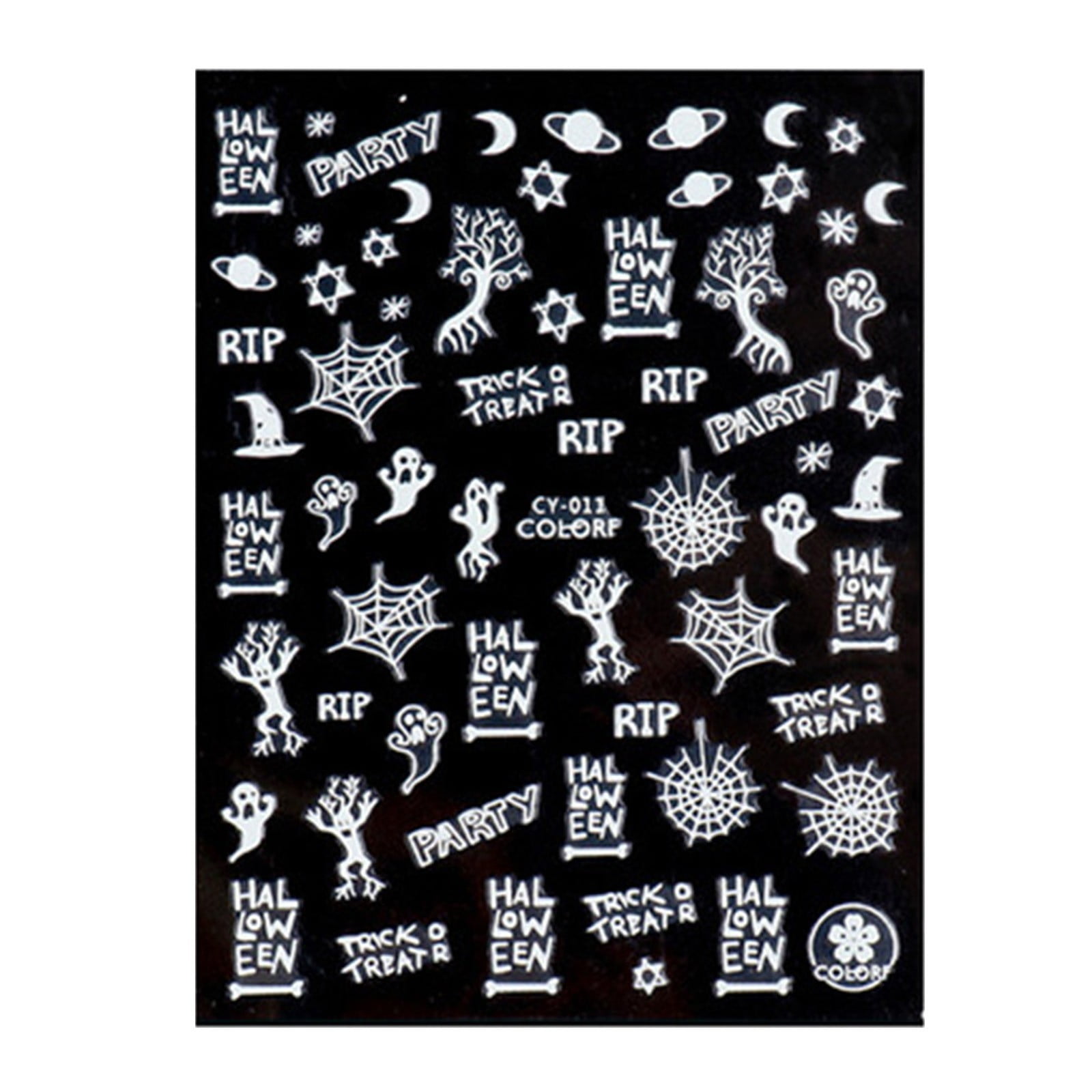 Nail Stickers Words Luminous Nail Art Stickers,Glow In The Dark Self