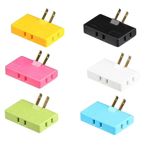 Zshan Multi-head Plug Converter Split Type Converter 3 In 1 Rotatable Socket Converter