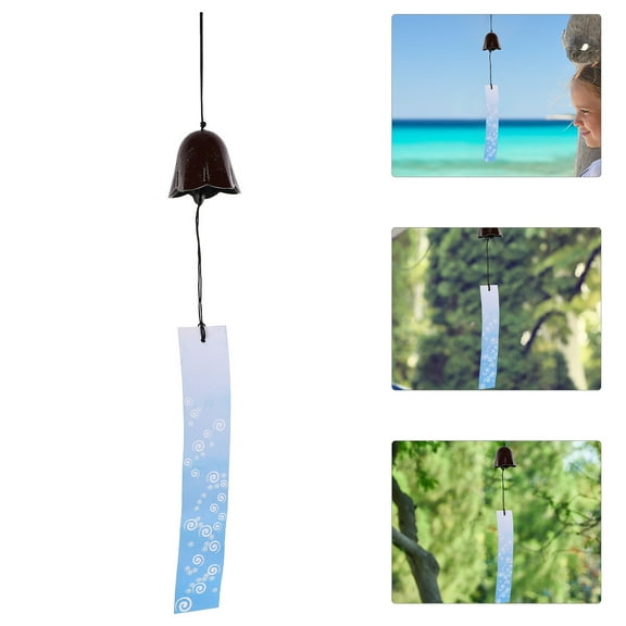 HEMOTON  Wind Spinners for Garden Hanging Decor Retro Chime Decoration