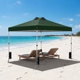 thumbnail image 2 of Gymax 10x10 FT Pop Up Canopy Tent 1-Person 1-Button Push Instant Setup w/ 4 Sandbags Green, 2 of 10