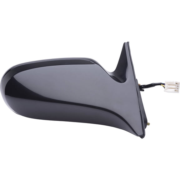 66573M - Fit System Passenger Side Mirror for 00-02 Mazda 626 black PTM, non-foldaway, Power