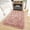 Pink, variant on IR Imperial Rooms Solid Collection Shaggy 4x4Ft Round Rug for Living Room Fluffy Rug Pink
