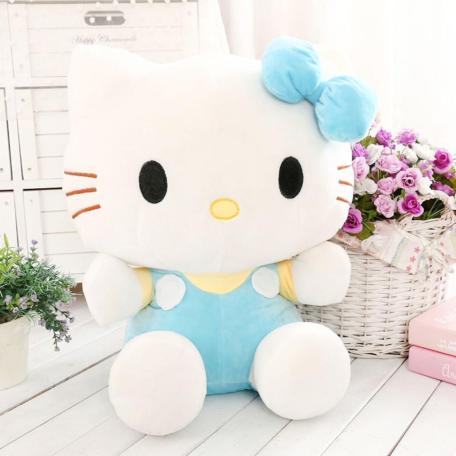 Sanrio Plush Toys Hello Kitty Plush Room Decor Plushies Kawaii Dolls Size Big Hello Kitty Stuffed Animal Toy Ragdoll Xmas Gift 20Cm Walmart