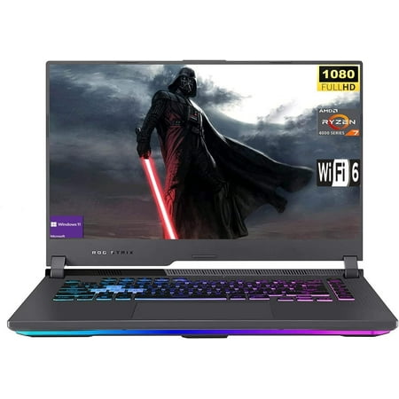 ASUS ROG Strix G15 15.6" FHD Gaming Laptop, NVIDIA GeForce RTX 3060, AMD Ryzen 7 4800H Processor, 16GB RAM 512GB SSD, Backlit Chiclet Keyboard 4-Zone RGB, Windows 11 Home, Gray
