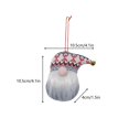 thumbnail image 3 of JHRGJIO Christmas Tree Ornaments, Xmas Hanging Decorations Accent, Cute Mini Christmas Tree Pendants Holiday Window Home Wreath Christmas Decorations Winter Decor, 3 of 6