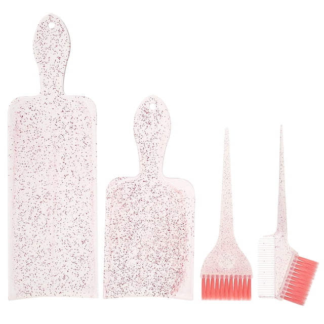 1 Set Highlighting Dye Board Hair Tints Brush Comb DIY Hair Coloring Paddle for Hair Salon