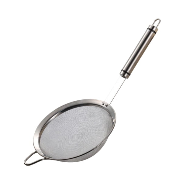 Filtro de acero inoxidable para exprimidor doméstico fino, cuchara de cocina