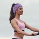 thumbnail image 3 of KAKOWELY 2 orejeras de forro polar con cobertura completa, diadema deportiva resistente al frío para deportes al aire libre, color morado y gris., 3 of 5