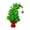 A, variant on 17.72in Mini Snow Spray Christmas Tree – Pointed Desktop Decoration with Snowflakes for Tabletop, Window, or Holiday Centerpiece Display