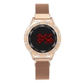 thumbnail image 1 of PVCS Montre Mode pour Femmes Horloge Acier Inoxydable Décontractée Robe Poignet Cristal Bijoux, 1 of 1