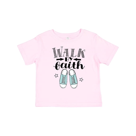 Inktastic Walk by Faith Quote Boys or Girls Toddler T-Shirt