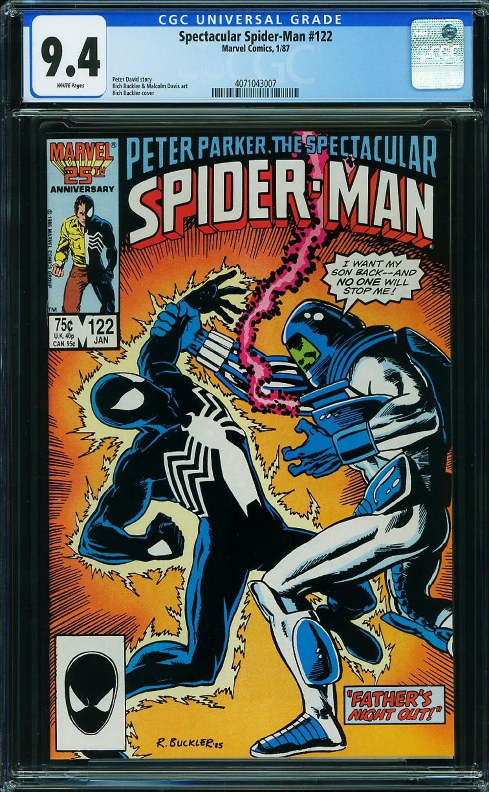Cover of The Spectacular Spider-Man #122