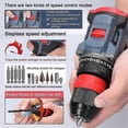 thumbnail image 4 of 16.8V 2-In-1 Lithium Drill Electric Screwdriver Multi-Function Power Tool 45Nm Torque Brushless Mot, 4 of 5