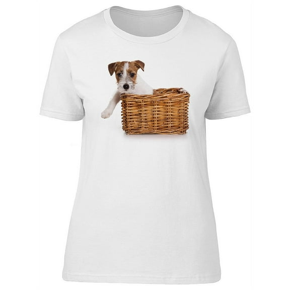 Cute Dog Jack Russell Terrier T-Shirt Women -Image by Shutterstock, Female Medium