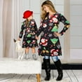 thumbnail image 1 of eKids Robes Mère Fille Famille Noël Tenues Assorties Maman et Moi pour Femmes Fille Chandail Court, 1 of 3