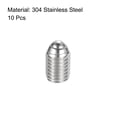 thumbnail image 3 of Ball Point Set Screws, M10 x 16mm 304 Stainless Steel Metric Spring Hex Socket Screw 10pack, 3 of 7