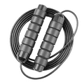 thumbnail image 1 of Adjustable Cable Tangle-Free Skipping Rope Comfort Handles for Aerobic Exercise, Fitness Training, 1 of 5