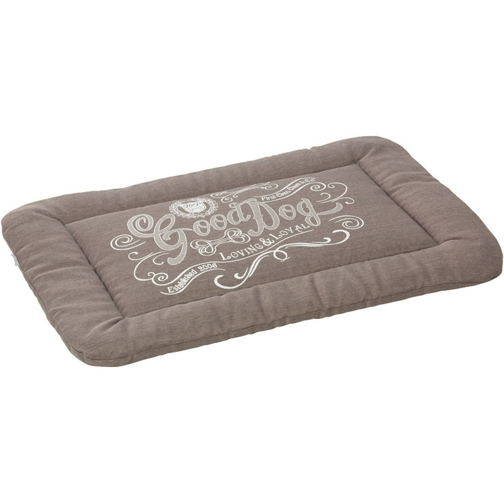 House Of Paws Hp794gl Good Dog Linen Crate Mat, L; Gray