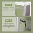 thumbnail image 2 of 1pc Acrylic Letter Box Suggestion Box Complaint Box Lucency Small Size for Office Home, 2 of 4