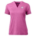 thumbnail image 2 of Women's Cutter & Buck  Light Pink Milwaukee Brewers Forge Heathered Stretch Blade Top, 2 of 3