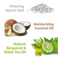 thumbnail image 5 of Organic Bergamot White Tea Bath Bomb with Essential Oils and Relaxing Bath Salts, Moisturizing Coconut Oil, for Women and Men Handmade in USA by Relaxcation, 5 of 6