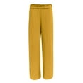 thumbnail image 5 of EDFBUYKRS Female Women Pants Casual Pants for Women Petite Women Wide Leg Pants High Waisted Palazzo Pants Work Long Trousers with Pockets S, 5 of 5