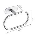 thumbnail image 2 of PENGXIANG Stainless Steel Bathroom Chrome Towel Ring Plated, 2 of 9