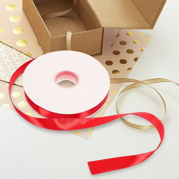 Worgeous Satin Ribbon Women Red Decorating present Wrapping New Year 1Pcs