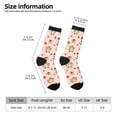 thumbnail image 2 of Hirioo Halloween Gnomes Pattern Adult Middle Tube Socks Breathable Sock Non-Pilling,Contrasting Color Design, 2 of 6