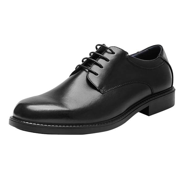 Zapatos Oxford Clásicos de Hombre Bruno Marc con Cordones en Negro