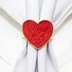 thumbnail image 2 of Juego de 6 servilleteros con forma de corazón, servilleteros de amor para fiestas de mesa, fiestas de cumpleaños, bodas, Año Nuevo, adornos de servilleta de Acción de Gracias, 2 of 5