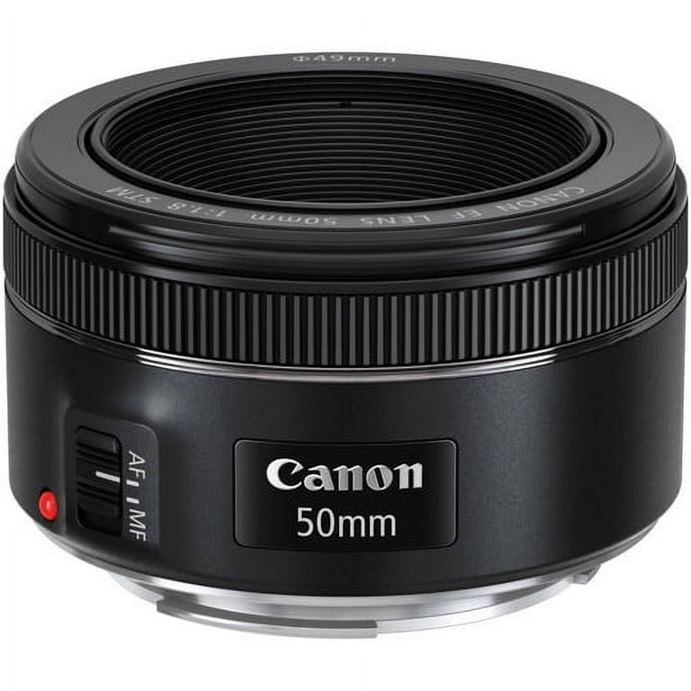 Canon EF50mm f1.8 stm (CPLフィルター付き) Canon EF 50mm f 1.8 STM Lens + UV CPL FLD Filter - for EOS