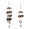 thumbnail image 4 of 1 colgante decorativo de campana de viento de cáscara de coco para decoración de jardín., 4 of 8