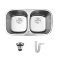 thumbnail image 1 of Combo Tarja en Acero Inox 2 Tinas Submontaje AVERA PAF04U, 1 of 12