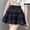 Black, variant on FSYBOA Girls Pleated Skirt, Princess Elastic Waist Summer Casual Kids Mini Skorts Black Size 14-16T