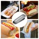 thumbnail image 3 of WEUVEB 2Ud Para Hornear Panecillos Hamburger Y Hot Dog De Acero Carbono Plateado Duradero, 3 of 6
