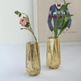 thumbnail image 5 of BalsaCircle 2 Pieces 8" Gold Geometric Mercury Glass Vases Reception Party Centerpieces, 5 of 6
