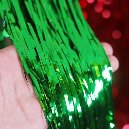 

Foil Curtains Shimmer Curtain For Birthday Wedding Party Bright Rain Decoration