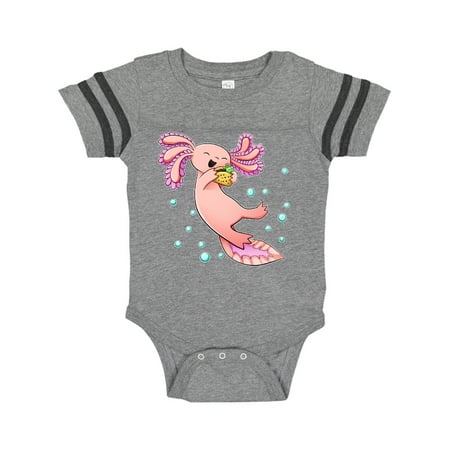 

Inktastic Cute Axolotl Loves Tacos Gift Baby Boy or Baby Girl Bodysuit