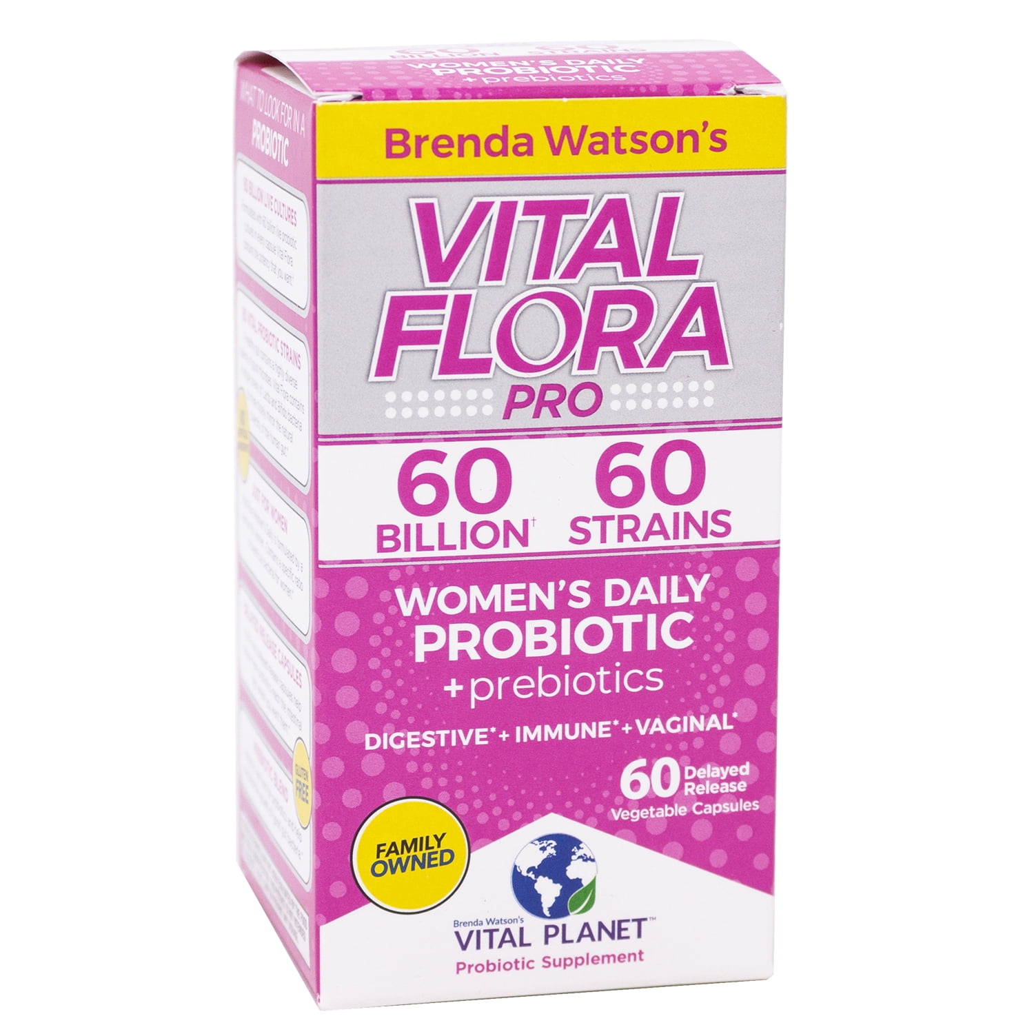 Vital Vital Flora Pro Women's Probiotic, Women's 60 Capsules