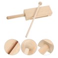 thumbnail image 2 of 1 Set Wood Rhythm Instrument Musical Wood Block Percussion Instrument with Mallet, 2 of 8